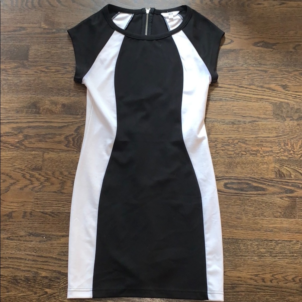 Black and white dress